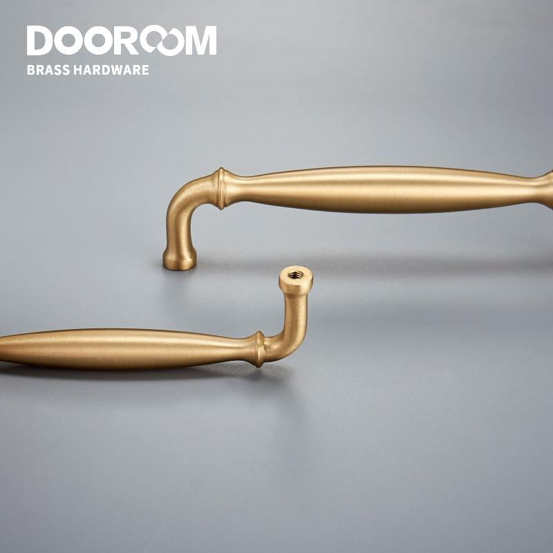 Dooroom Brass Furniture Handles Wardrobe Dresser Cupboard Shoe Box Cabinet  Drawer Pulls New Classic Pastoral European Knobs