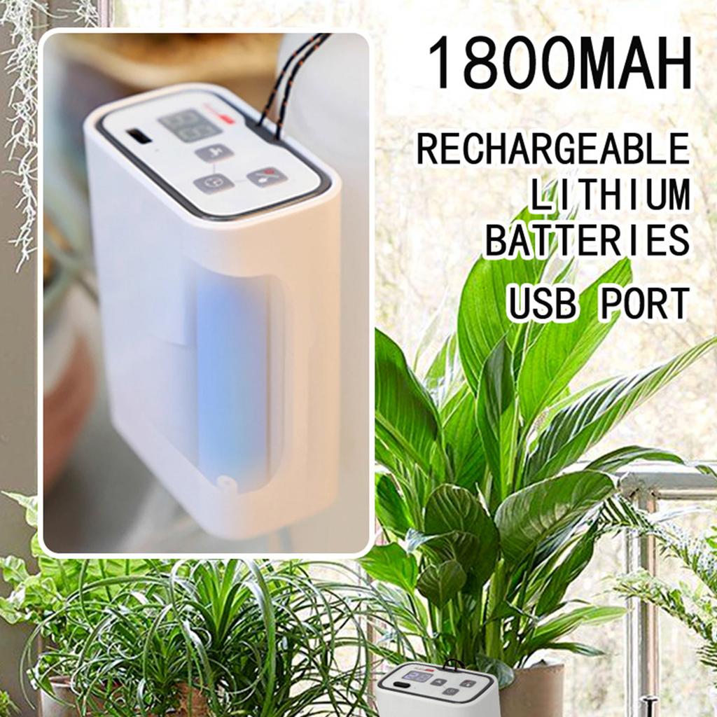 Dobíjecí zavlažovací systém Časované zavlažování Vestavěné vodní čerpadlo 100 časovaných kombinací 10 * Trojcestná spojka 10*