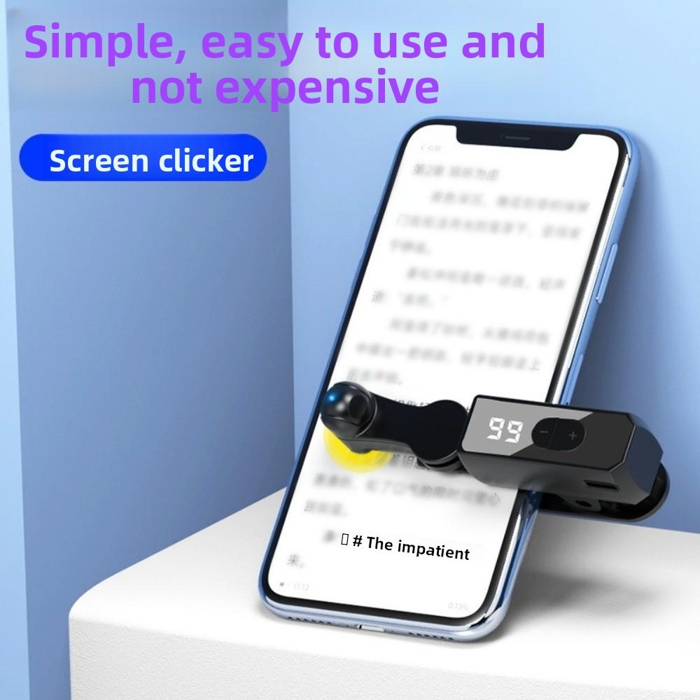 107 Gears Auto Screen Clicker USB Auto Clicker Tapper Liker Electric Auto Page Turner  for Phone