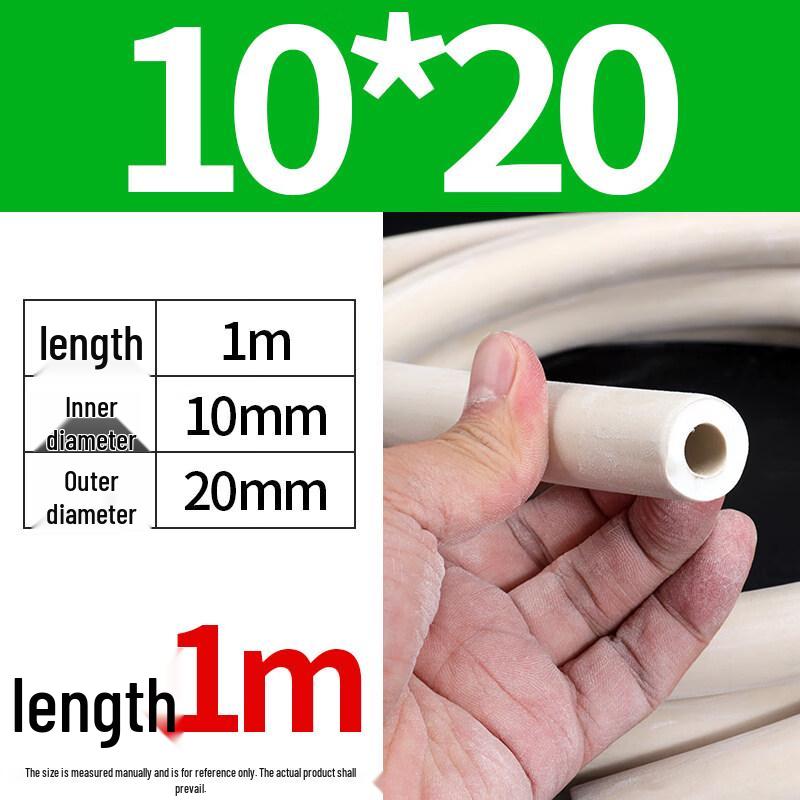 White Rubber Vacuum Tube
