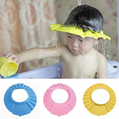 Infant Kids Wash Hair Shield Visor Caps Shampoo Bathing Shower Cap Baby Cares