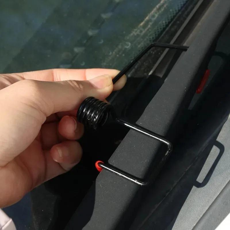 2/4 stk Auto Utskiftbar Del Vindusvisker Boosterfjær Vibrasjon Bil Universal Anti Ripe Visker Griper Visker Festemiddel