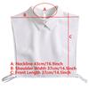 New Lapel Fake Collar Vintage Detachable Shirt Collar for Women Blouse Sweater False Collar Removable Neckwear Ties