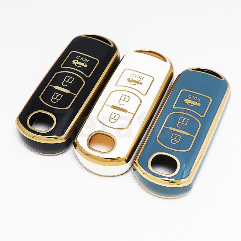 3 Buttons Auto Shell Protection Accessories Tpu Car Key Case Cover For Mazda Cx-3 Cx7 Cx-9 2 3 6 Atenza Axela Demio Cx-5 Cx5