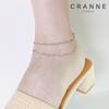 Simple Chain Layered Anklet C24AB013