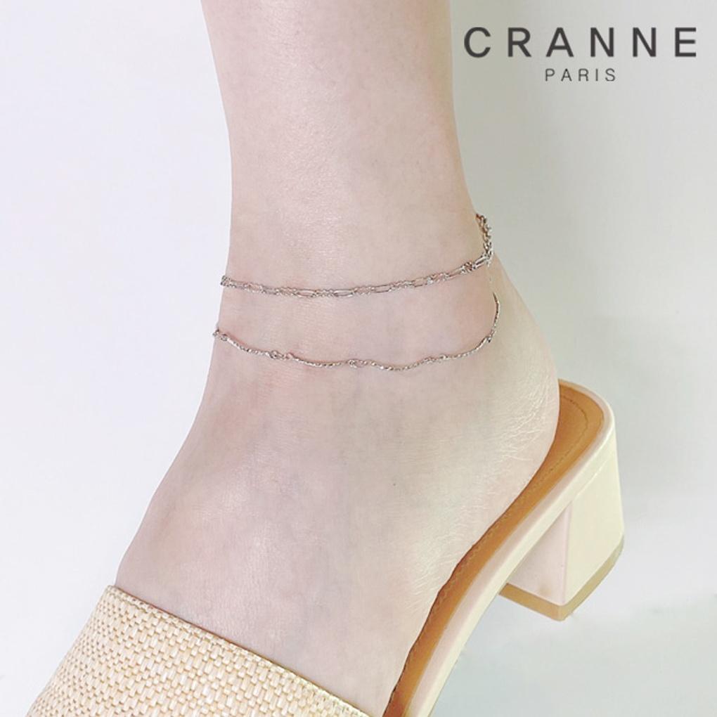 Simple Chain Layered Anklet C24AB013