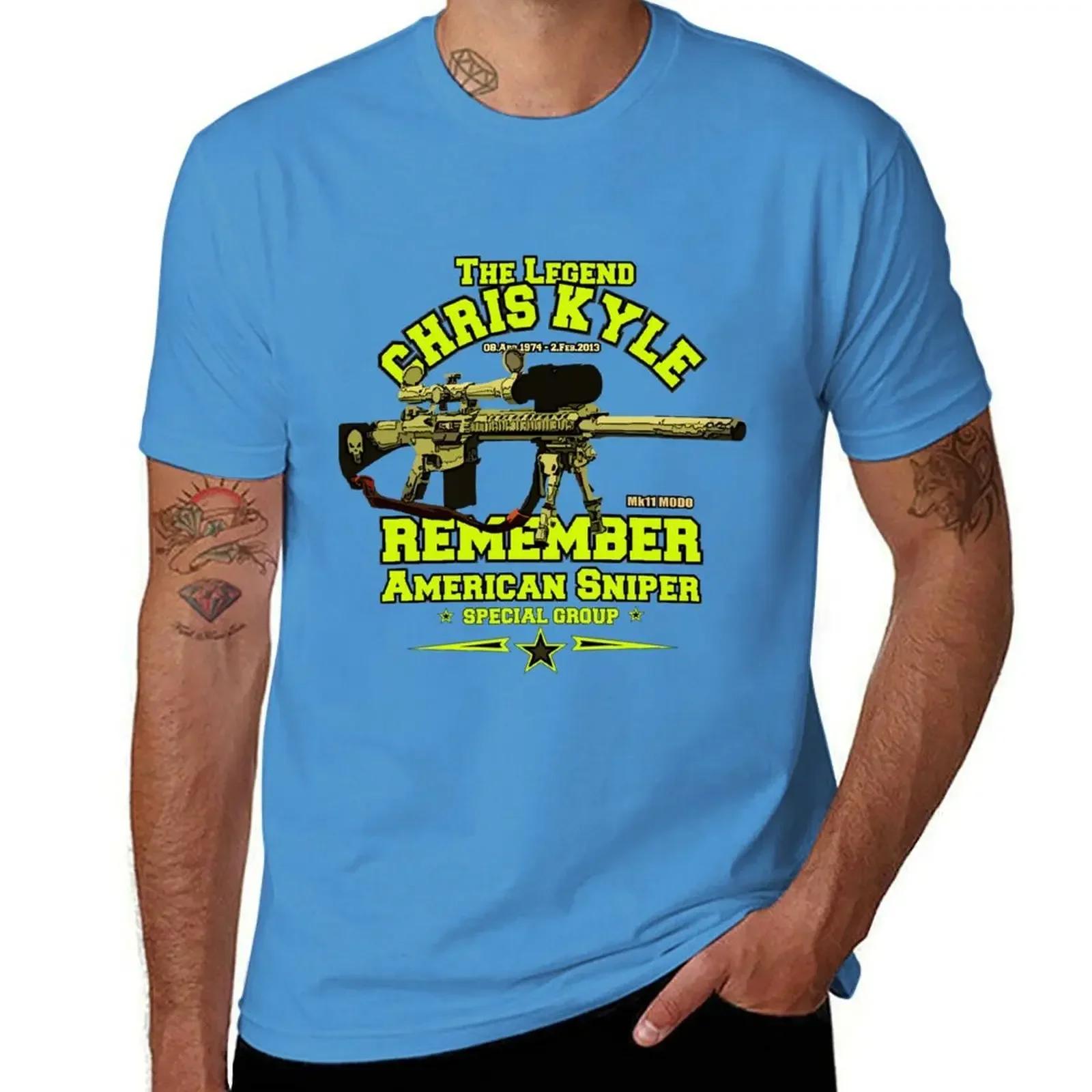 Remember Chris Kyle American Sniper TShirt Short sleeve tee plus size tops t shirt for men S