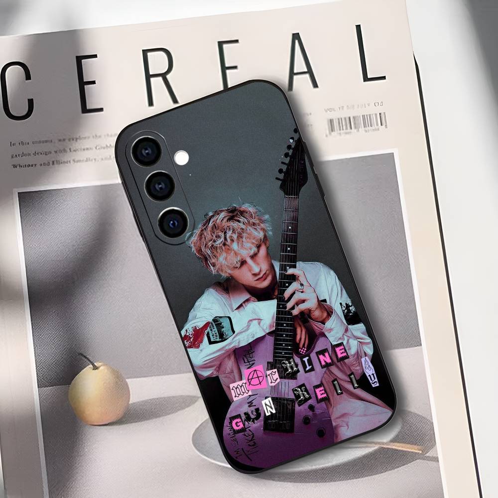 M-MGK Kelly singer Phone Case For Samsung Galaxy A73,A72,A71,A70,A53,A52,A51,Others Soft Black Cover