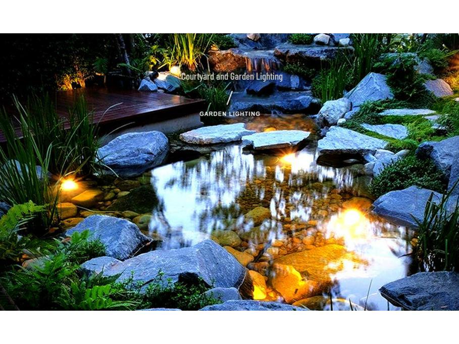 Stainless Steel IP68 Waterproof Dimmable Pool Light with Three Underwater Beads