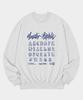 MONSTER REPUBLIC Class A Indigo Blue Sweatshirt Melange Gray_9136