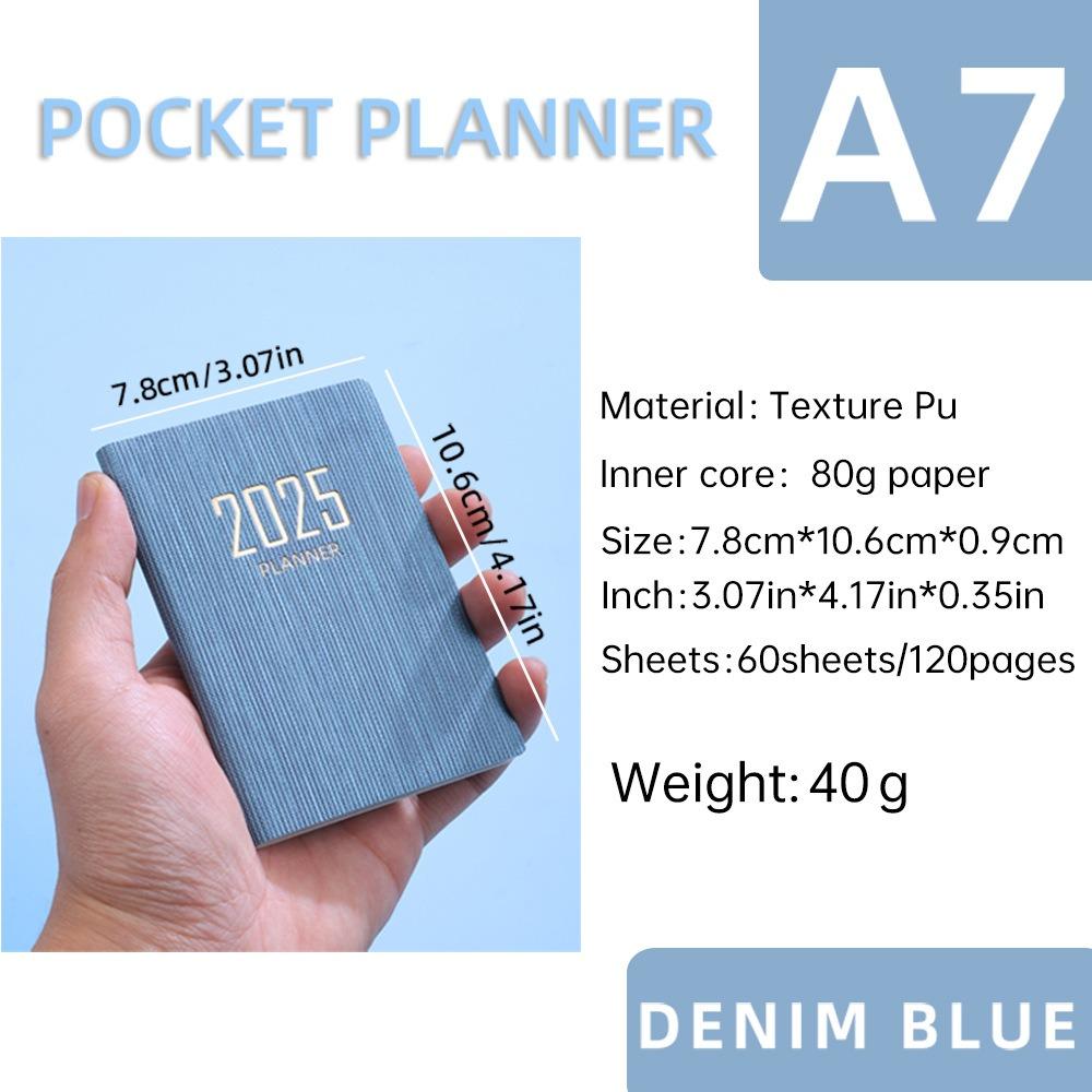 Pocket Appointment Book A7 Notebooks High Quality Diary Weekly Planner  Students