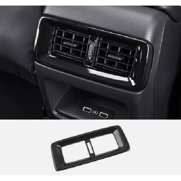 Fit For Honda CRV CR-V -2024 Glossy Black Rear AC Air Outlet Vent Cover Trim