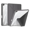 Case for iPad 10.2 (2021) - TPU+PC+Leather/PU, Gray, Scratch-resistant