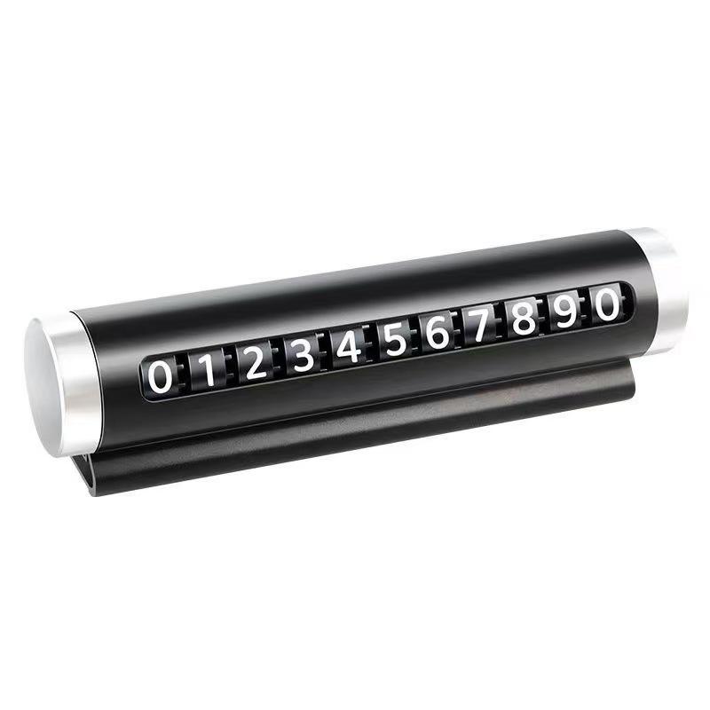 Car Roller Temporary Parking Sign & Number Plate Decoration