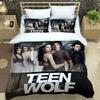 Mode-TV-Serie Teen Wolf 3D NEU Bettbezug Kissenbezug Bettwäsche-Set Erwachsener Junge Schlafzimmerdekoration Kinder Einzel Doppel Groß