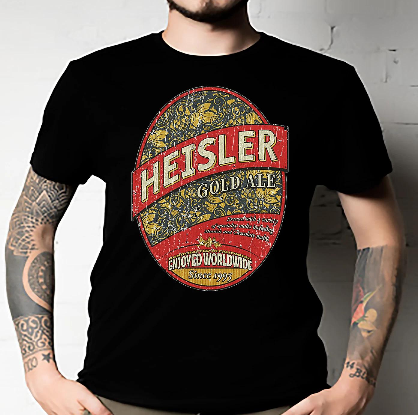 Men s and Women s T-shirts Heisler-Gold-Ale-Beer-1995 - Essential XXL