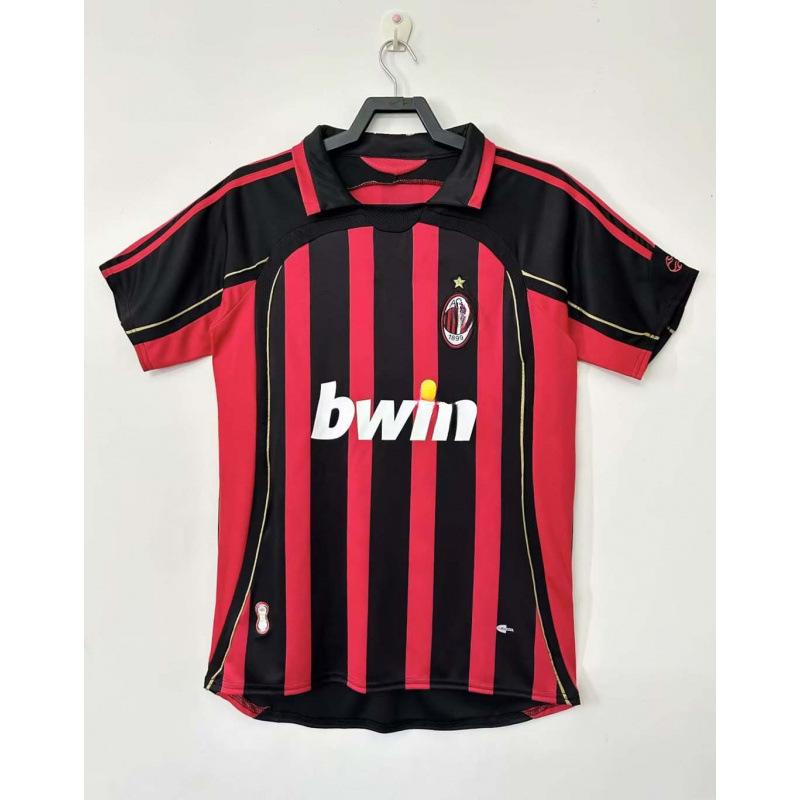 Wholesale Serie A Classic Retro Football Jersey AC Milan Kaka Inter Home and Away Short Sleeves Undertake Delivery