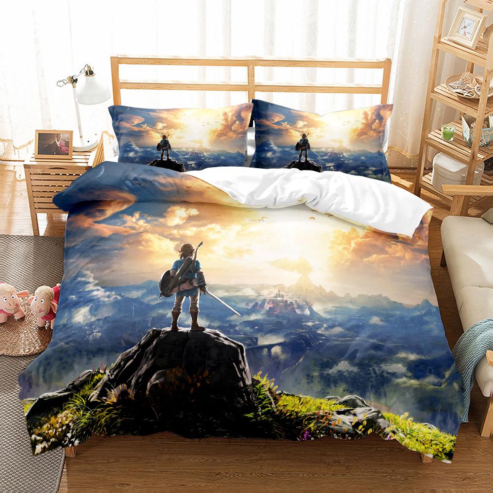 

Детский комплект постельного белья для детей Link Game Hero King Queen Double Full Twin Single Size 135x200cm