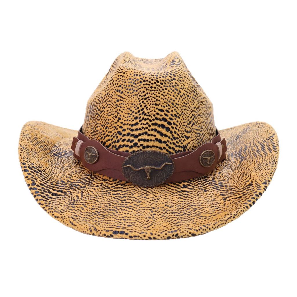 Amazon Cross-Border Western Denim Hat Men'S And Women'S European And American Ethnic Style Jazz Hat Fashion Outdoor Beach Top Hat