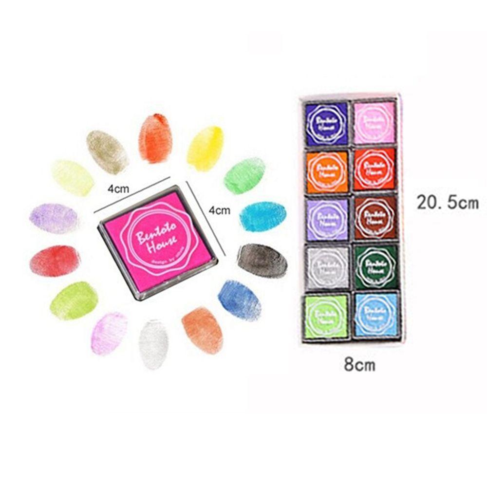 Oil Based Fingerpaint  Inkpad Fingerpaint Painting Stamp Scrapbooking Decoaration Ink Pad Stamps