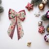 Christmas Bow Wreath Decor Bows for Treat Bags Tree Topper Ornaments Birthday Decorations Bows for Treat Bags Ribbon Party