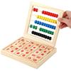 Wooden Learning Mathematics Tool Creative Early Math Learning Toy Abacus for Kids  Children