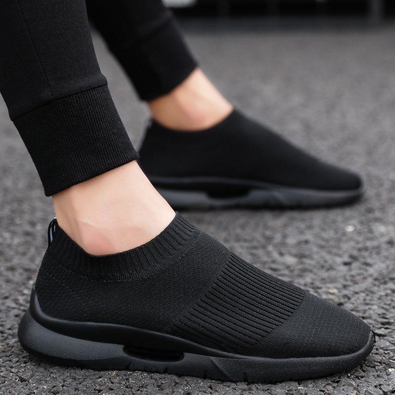 

20252025 Independent Station 2025 Mesh Sports Men s Shoes One Pedal Lazy Shoes Socks Shoes 35