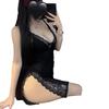 Erotic Lingerie Pure Desire Lace Sundress Deep V Free Sex Small Breasts Temptation Pajamas Woman Qqny