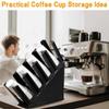 Bevel Coffee Shop Cup Holder 4 Layers Paper Cup Bracket New Cup Divider  Kitchen