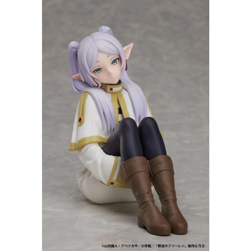 11CM Anime Sousou no Frieren Frieren Noodle Stopper Figure Desktop Decorate Anime Model Toy Gift Aciton Figure Collect 1/7 PVC