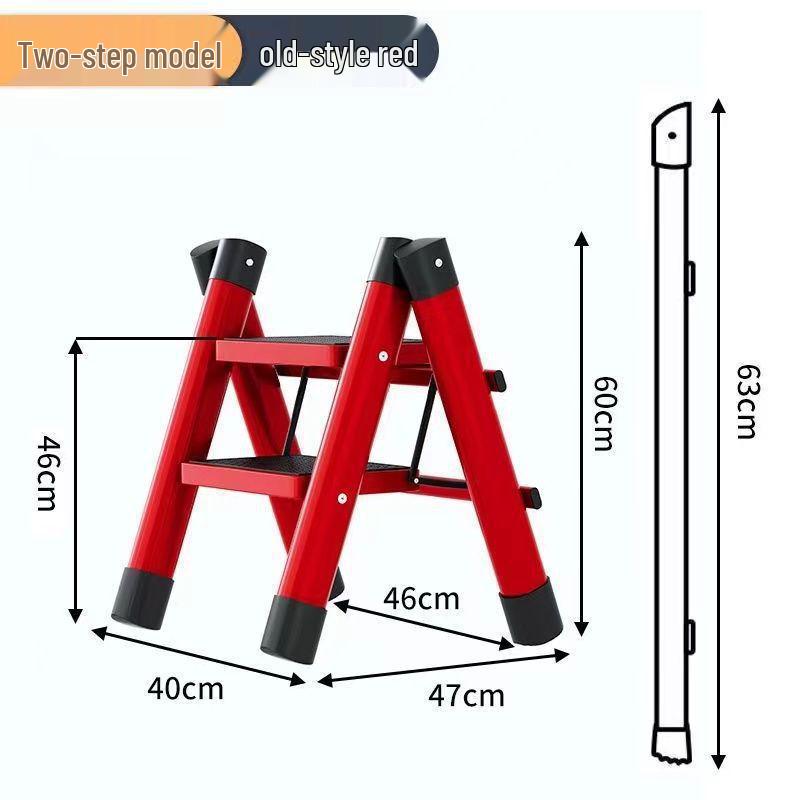 Складная А-образная стремянка из углеродистой стали — многофункциональная телескопическая стремянка для использования в помещении.