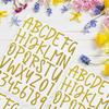 360 Pieces 10 Sheets Glitter Alphabet Letter Stickers,Self Adhesive Gold Letters,2 Inch