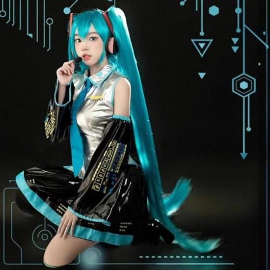 Parrucca Milky Time inclusa Cosplay di Hatsune Miku Halloween VOCALOID costume iniziale