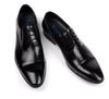 Men's Formal Leather Lace-up Shoes, Pointed, Breathable, for Business and Weddings.
