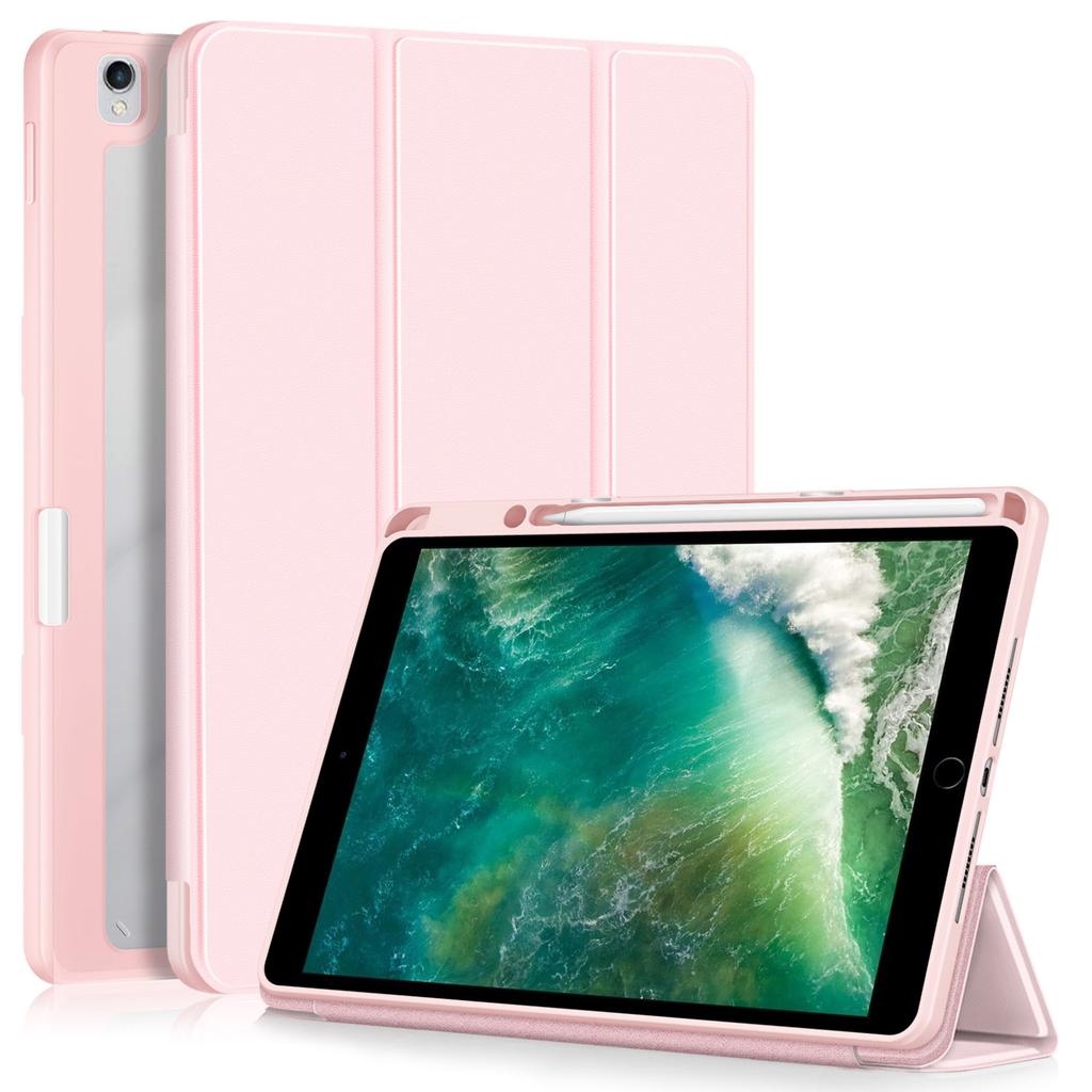 Case for iPad 10.2 (2019)/(2020)/(2021)/iPad Pro 10.5-inch (2017)/Air 10.5 Inch (2019) Tri-fold Stand Leather Cover