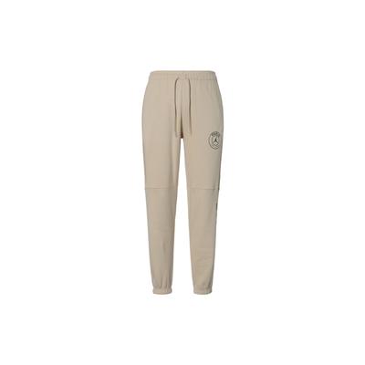X PSG Brooklyn SS24 Paris Saint-Germain Alphabet Drawstring Casual Joggers With Fleece Lining Women Bottoms Khaki FN5179-126