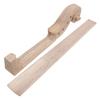 Handcrafted Maple Wood Violin Neck with Fingerboard for 44 Full Size Violin DIY Parts
