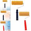 Sponge Paint Roller Art with Handle Decorated Supplies Wall Decor Painting for Wall Painting Ceiling Replacement Door Wallpaper