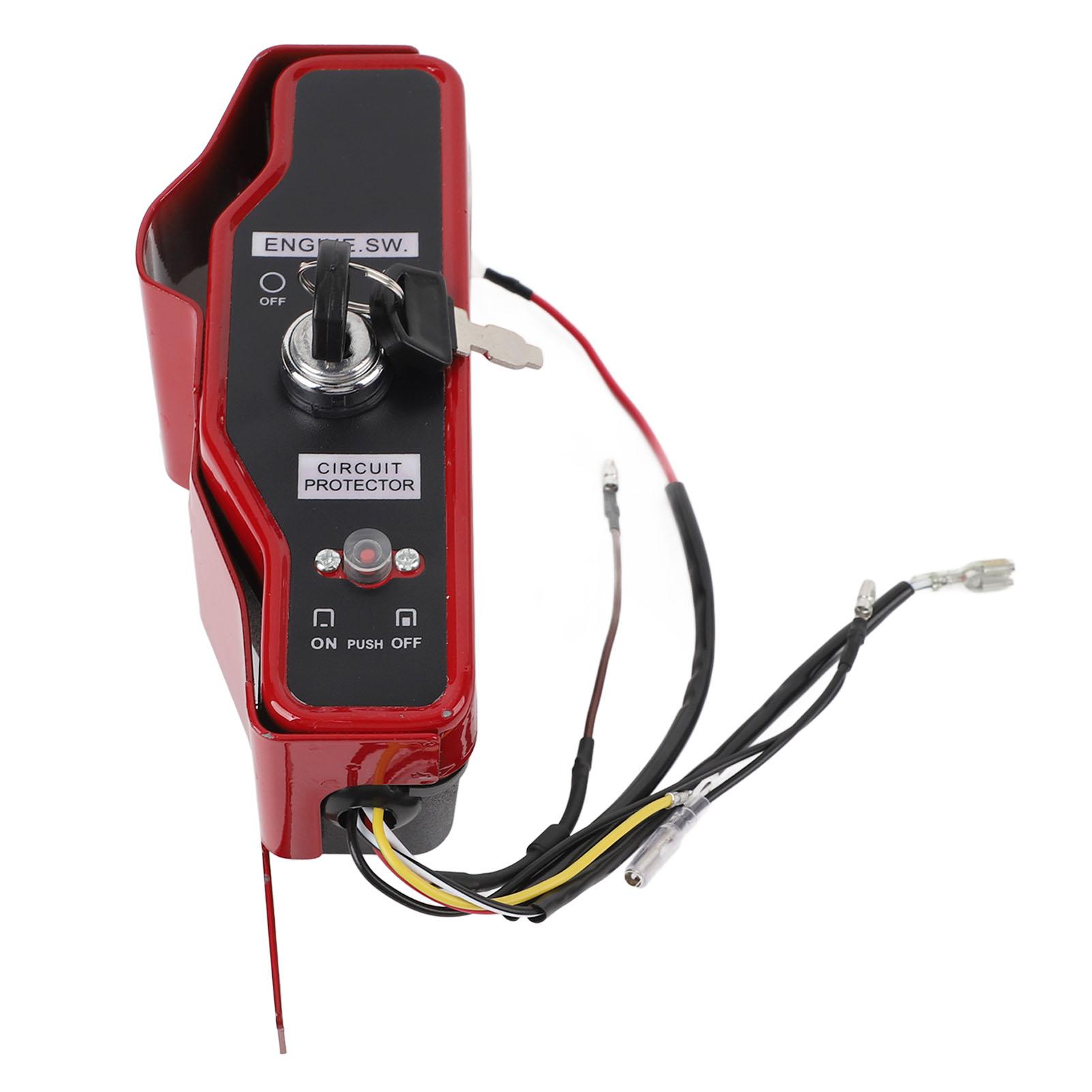 

Ignition Switch Box with 2 Keys Quick Start Professional Long Lifespan for GX340 GX390 11hp 13hp Engine