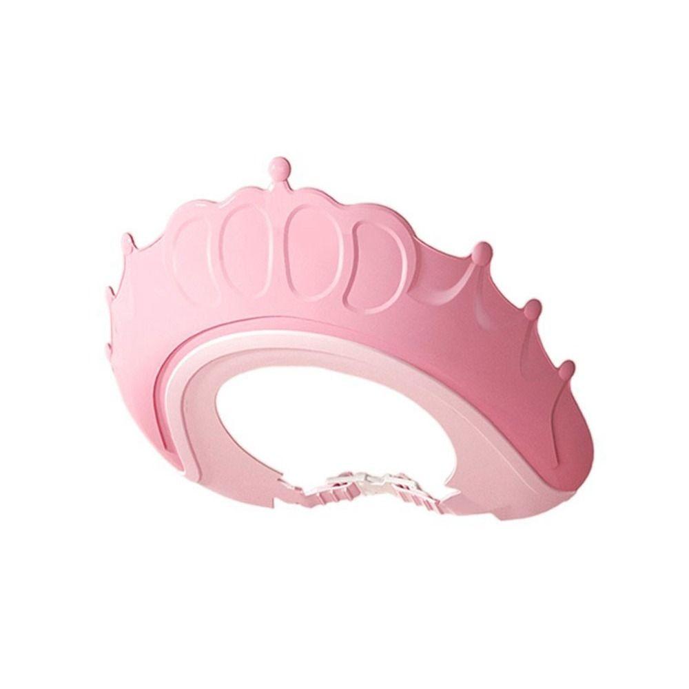 

Защита ушей Детская шапочка для душа Щиток для волос Покрытие для головы для ванны Новая шапочка для мытья волос для детей розовый