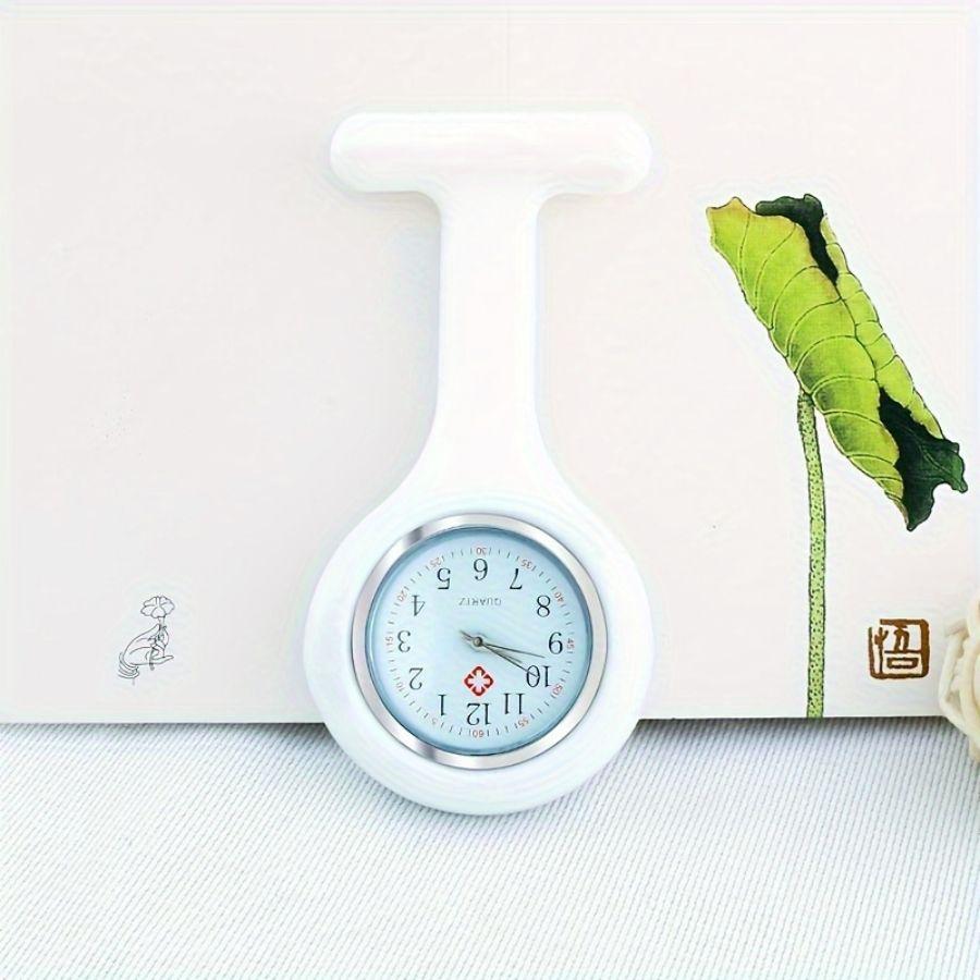 1pc Nurse Watch Brooch, Silicone With Pin/Clip, Health Care Nurse Doctor Paramedic Medical Brooch Fob Watch