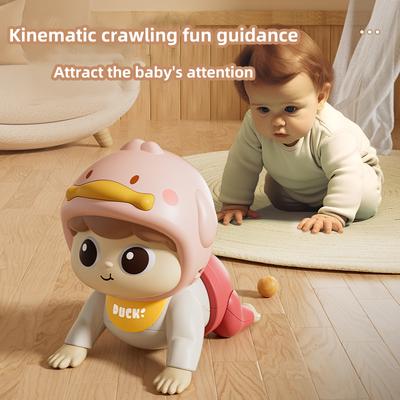 Music Crawling Doll Baby Toy 0-1 Year Old Learning Crawling Guidance and Head-lifting Training Soothing Toy Children's Day Gi