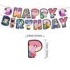 Peppa Pig Holiday Birthday Scene Decoration Banner & Balloons Set