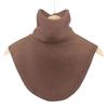 Women Fake Collar Solid Color Easy to Wash Comfortable False Collar Thickened Soft Scarf Collar Versatile Clothing Accessory