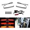 HDBUBALUS Saddlebag Tail Light LED Running Brake Sequential Turn Signal Lamp Fit for Harley Touring Street Gilde Road Gilde Road King Electra Glide