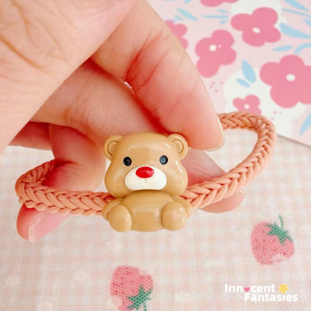 Cartoon Resin Animal Hair Tie - Cute & Versatile Accessory for Girls & Best Friends