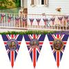 Charles King Iii Flag Banner Uk Coronation Ceremony Party Supplies Decoration
