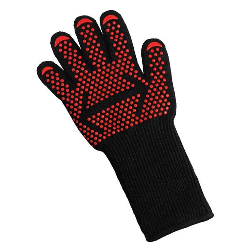 Heat-Resistant Flame Retardant Silicone BBQ Oven Gloves