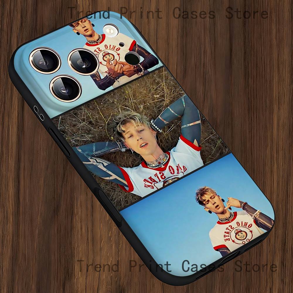 M-MGK Lost Americana LA Phone Case For iPhone 14,16,12,13,15,11,17,Pro,Max,Plus,E,Air,Mini Soft Cover