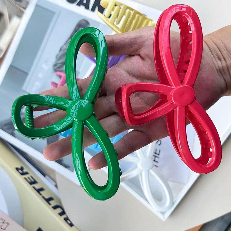 Ins Style Hair Clip With High Capacity And Elegant Bow Design